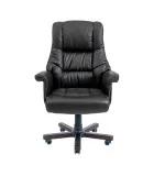 Congress armchair, upholstery Leather Lux Black combined order